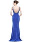 Marsoni by Colors Scoop Neck with Beaded Embellishment Evening Dress M140