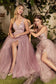 Andrea Leo - Sade Lace Tulle Sleeveless Gown Evening Dress  Style #A1045